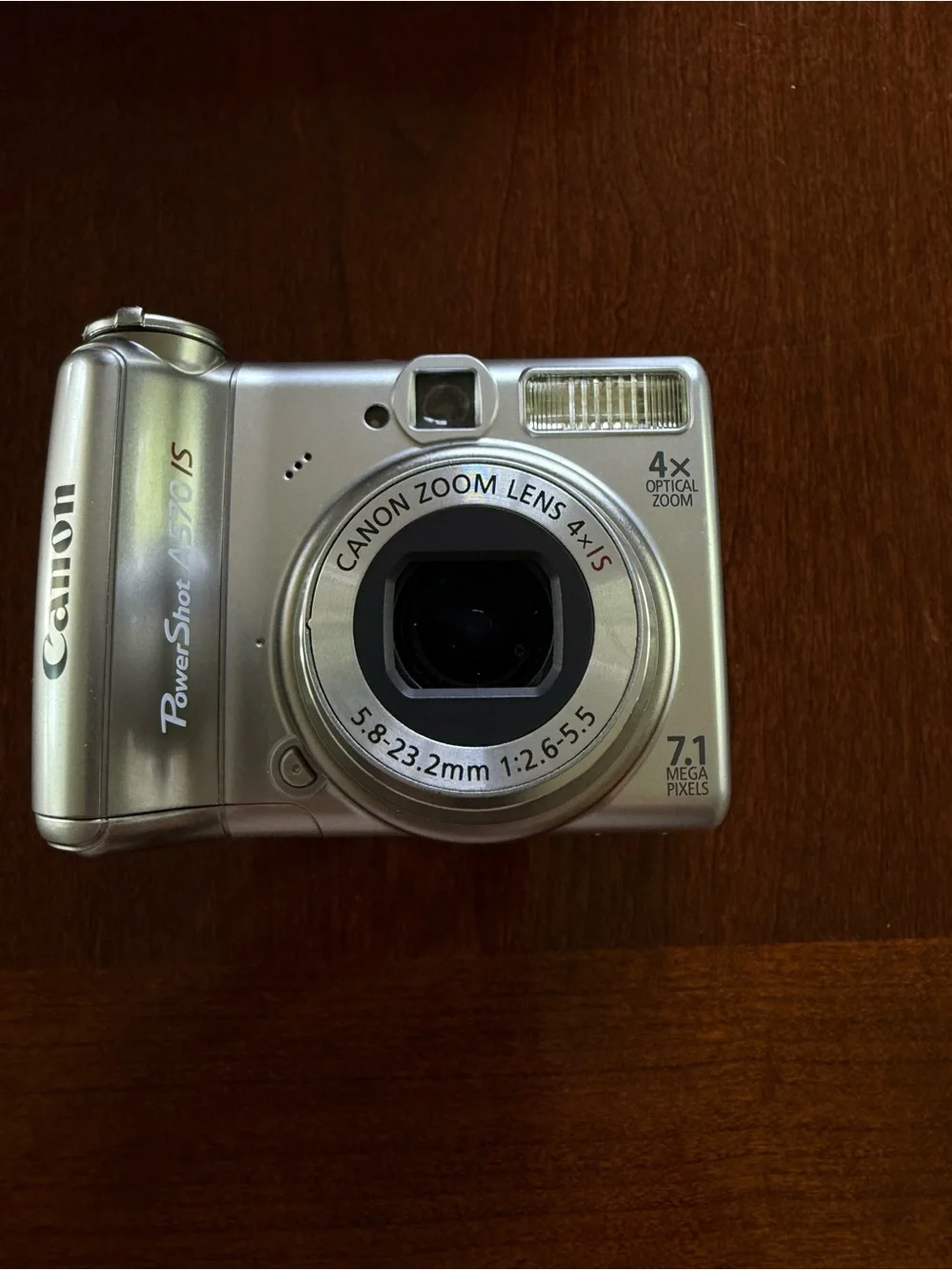 Canon Silver PowerShot A570 IS Compact Digital Camera